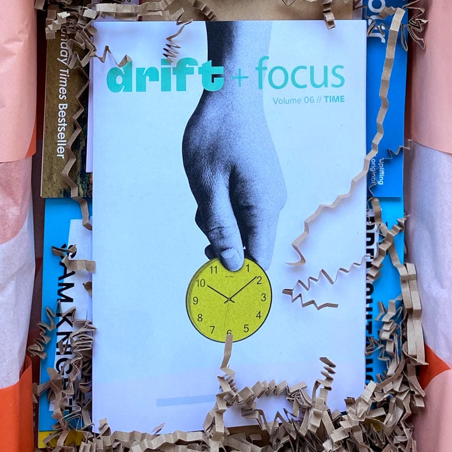 Volume six of the Drift and Focus magazine for book subscriptions